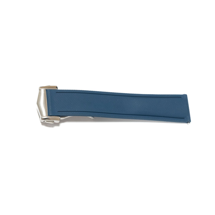 Kautschuk-Faltarmband blau