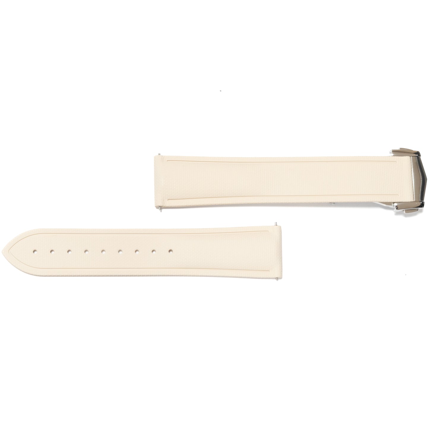 Kautschuk-Faltarmband Sandbeige – Wristatelier