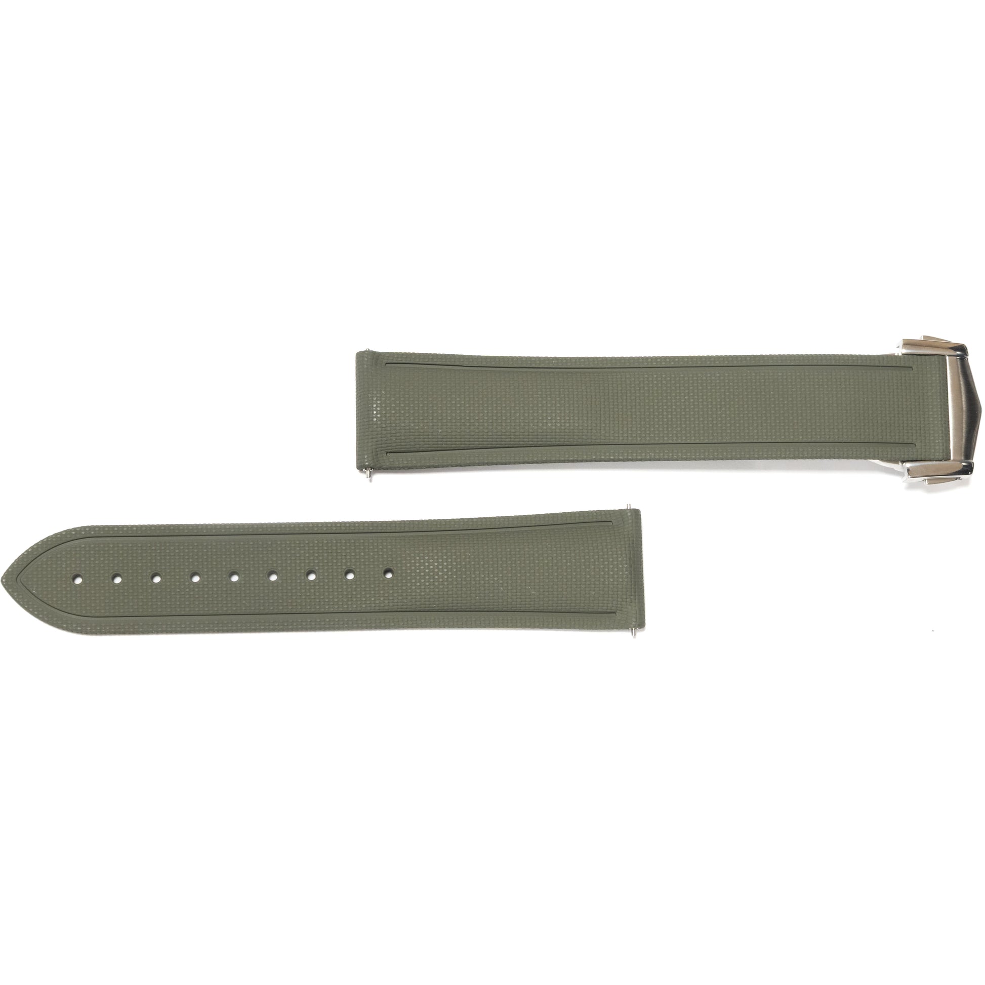 Kautschuk-Faltarmband Grün – Wristatelier