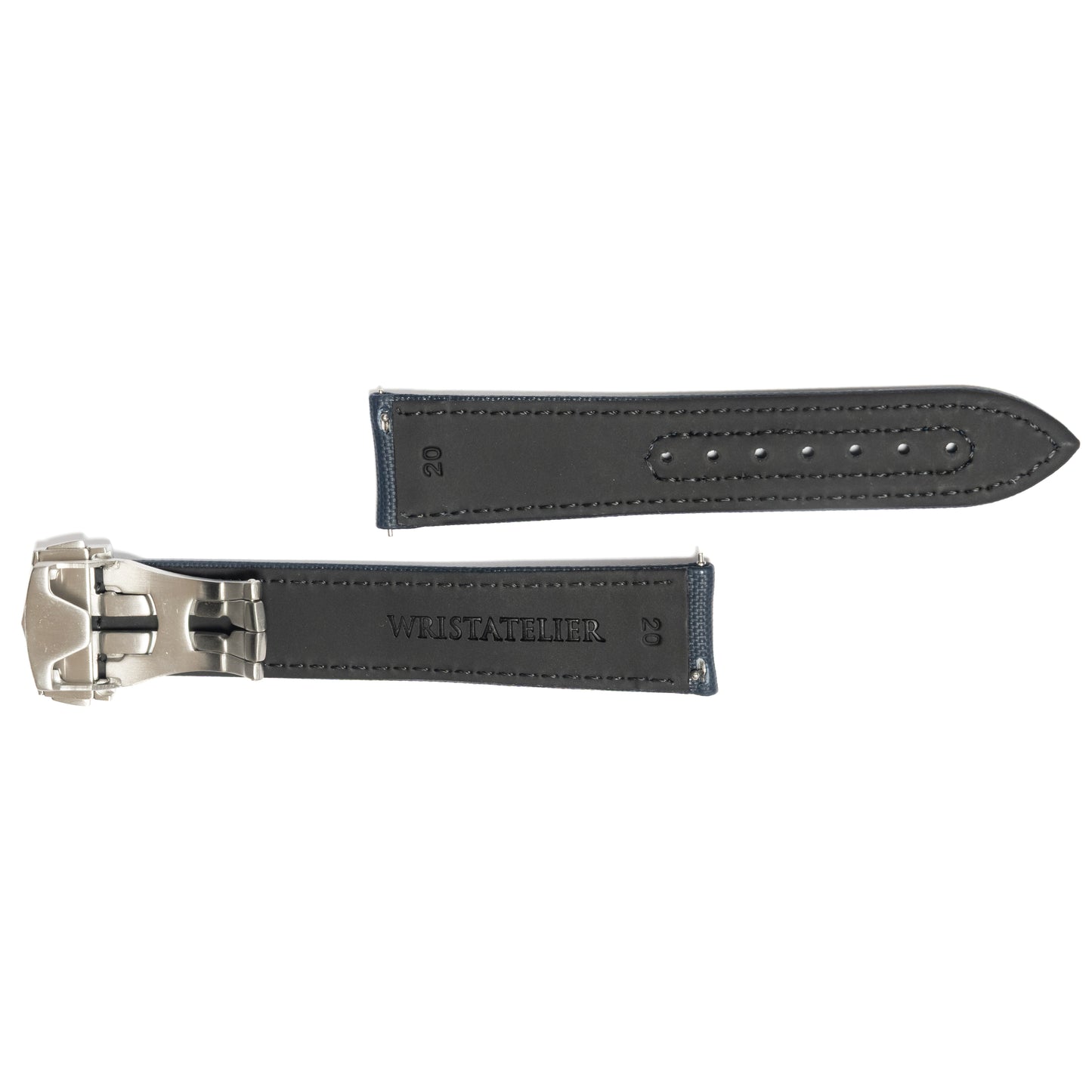 Sailcloth-Faltarmband Blau