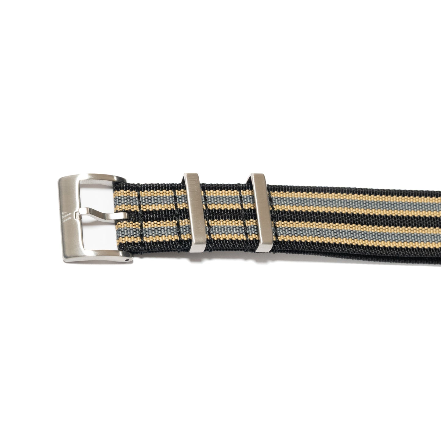 NATO Uhrenarmband Schwarz-grau-beige – Wristatelier