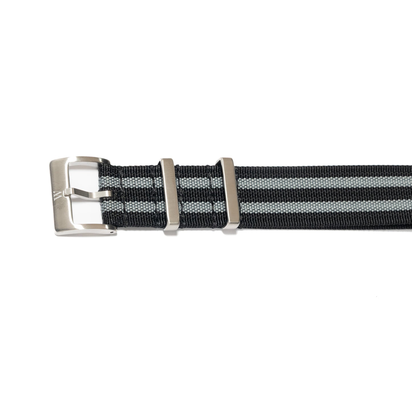 NATO Uhrenarmband Schwarz-grau – Wristatelier
