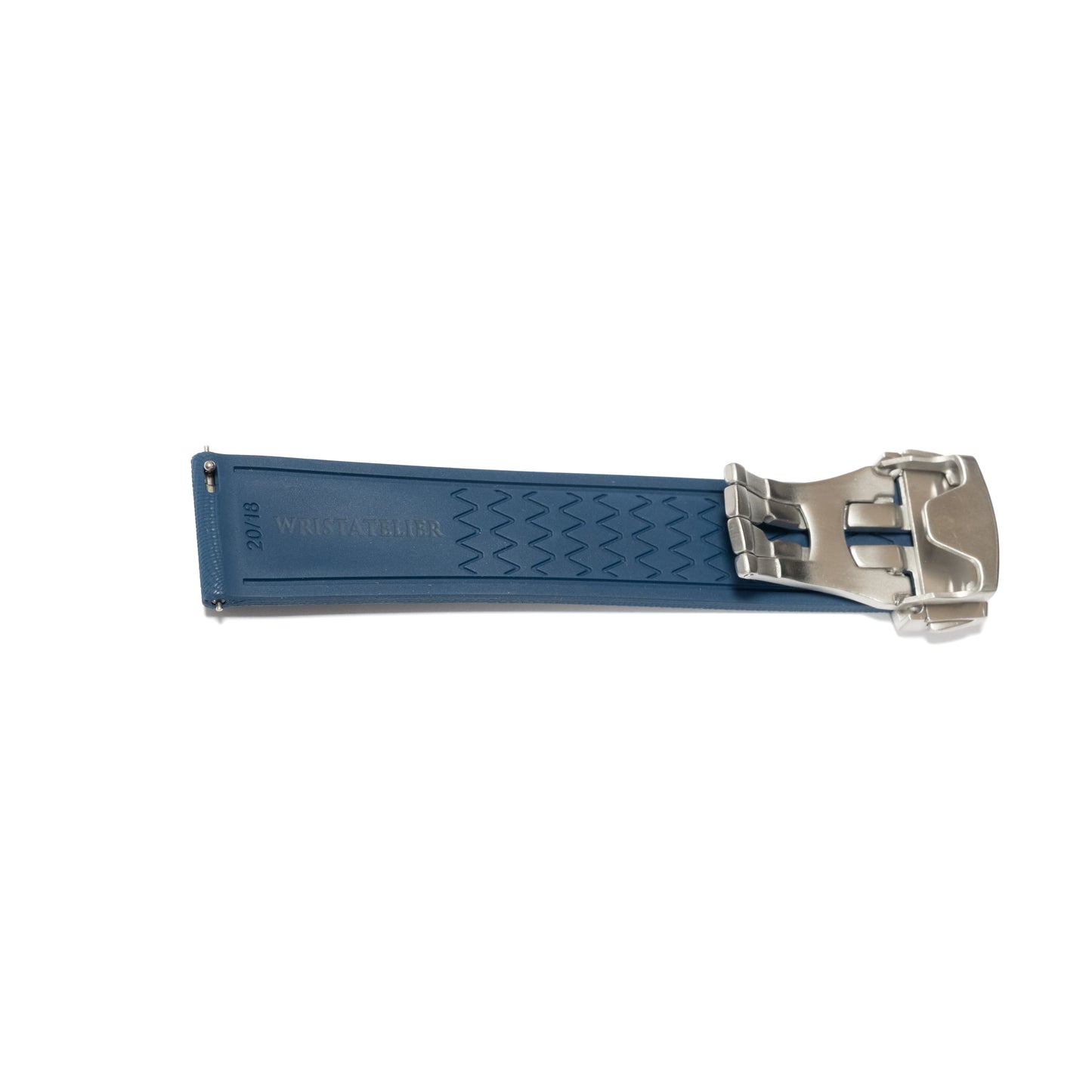Kautschuk-Faltarmband blau