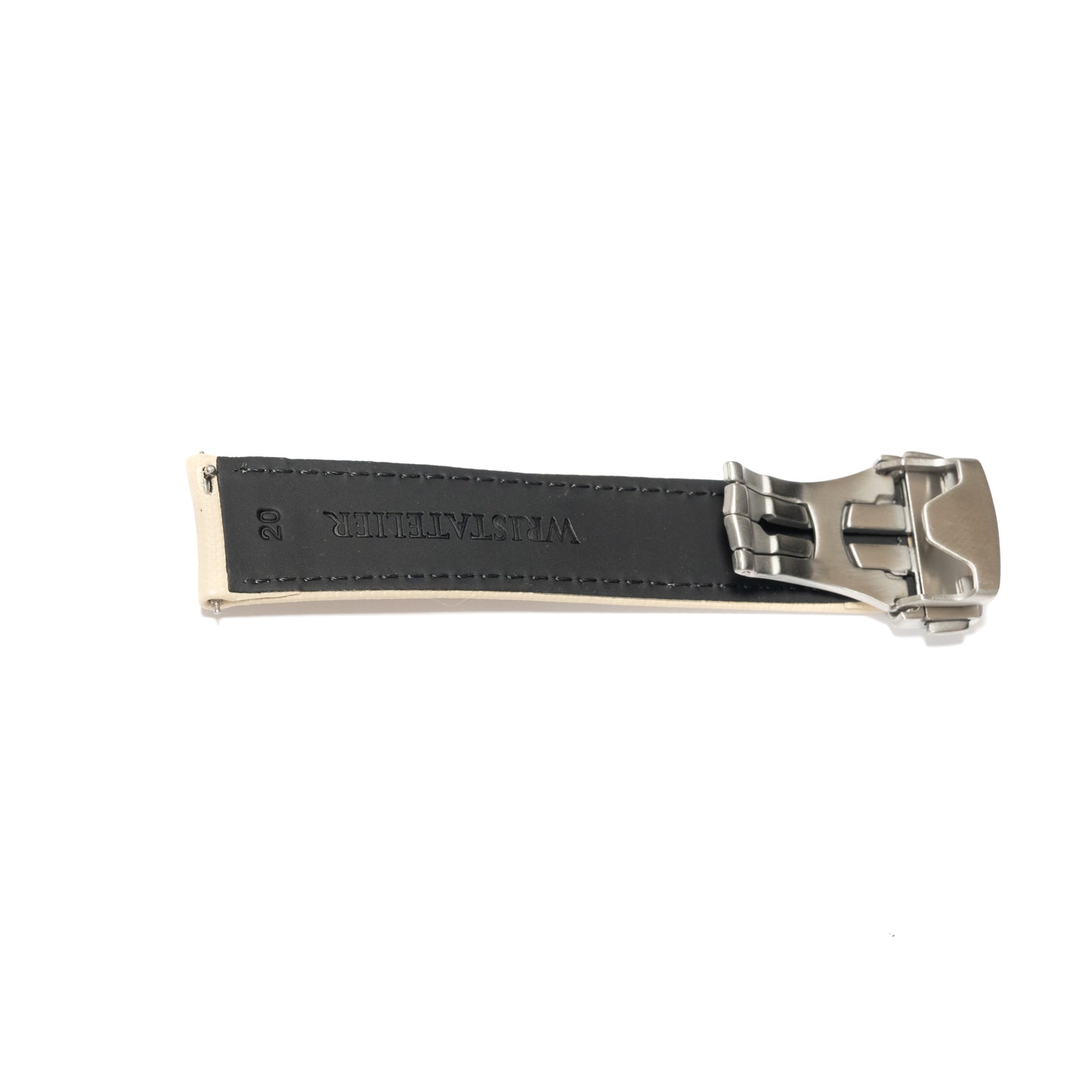 Sailcloth-Faltarmband Beige